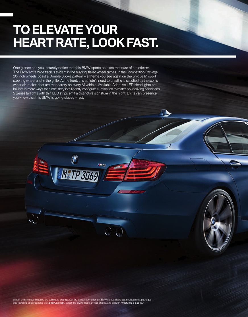 2015 BMW M5 Brochure Page 38
